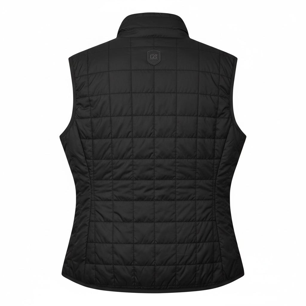 Chaleco Cutter & Buck Rainier PrimaLoft Eco Iowa Hawkeyes Negro para mujer - imagen 2