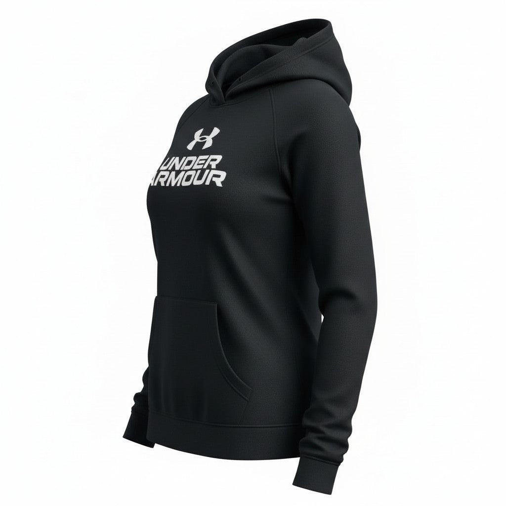 Sudadera Under Armour Rival Fleece Negra para mujer - imagen 2