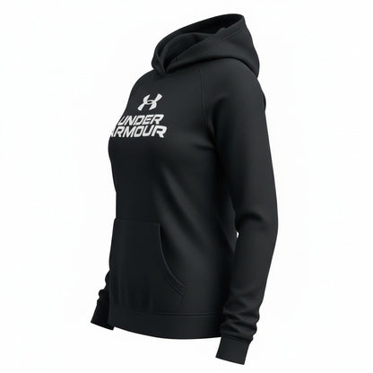 Sudadera Under Armour Rival Fleece Negra para mujer - imagen 2