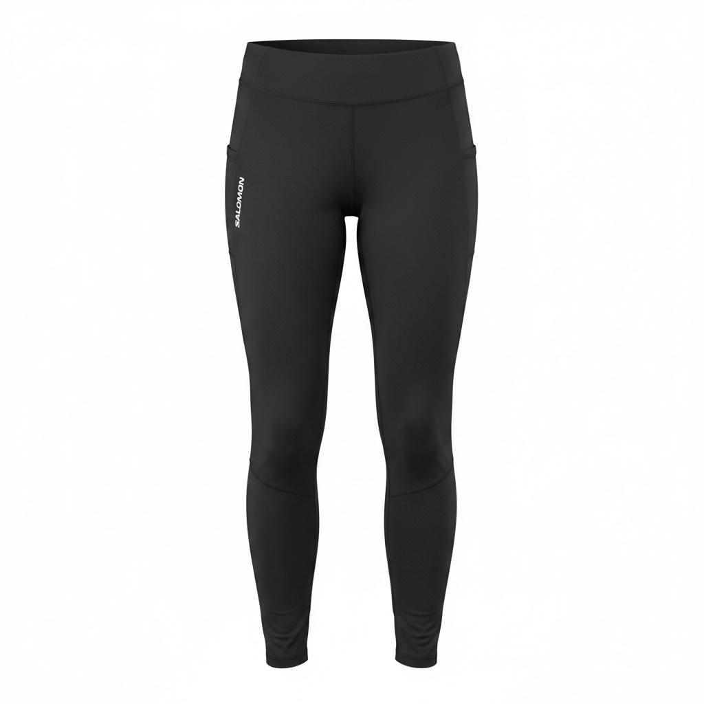 Mallas Salomon Cross Run Negras para mujer - imagen 2