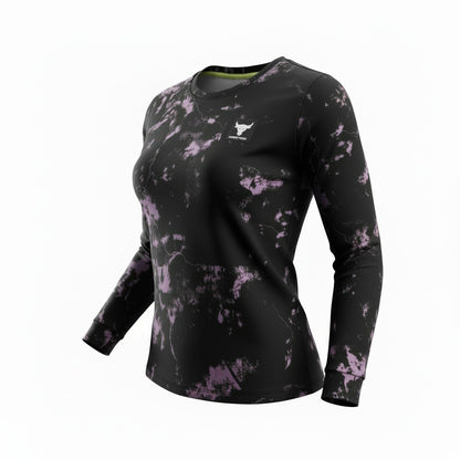 Sudadera Under Armour Project Rock Negra y Morada para mujer - imagen 3