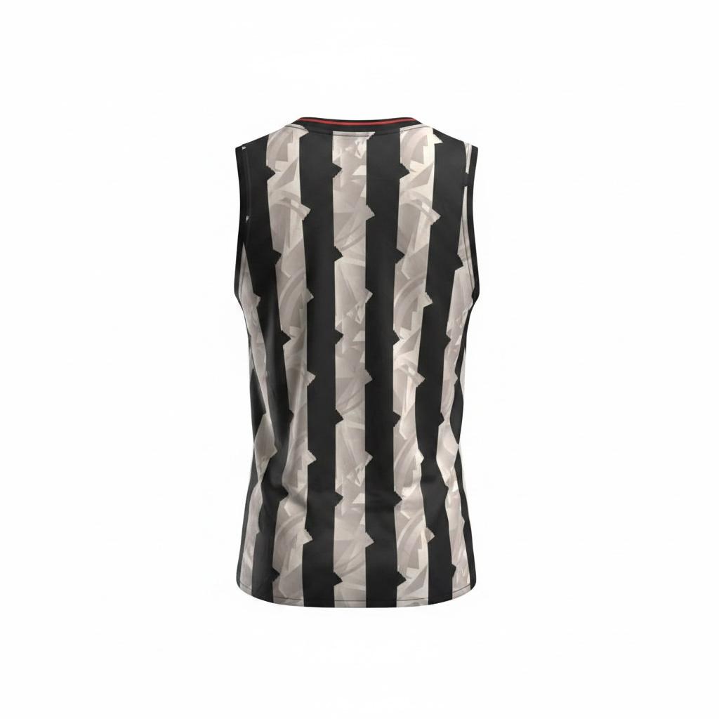 Camiseta de tirantes adidas House of Tiro blanco y negro - vista 3