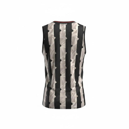Camiseta de tirantes adidas House of Tiro blanco y negro - vista 3
