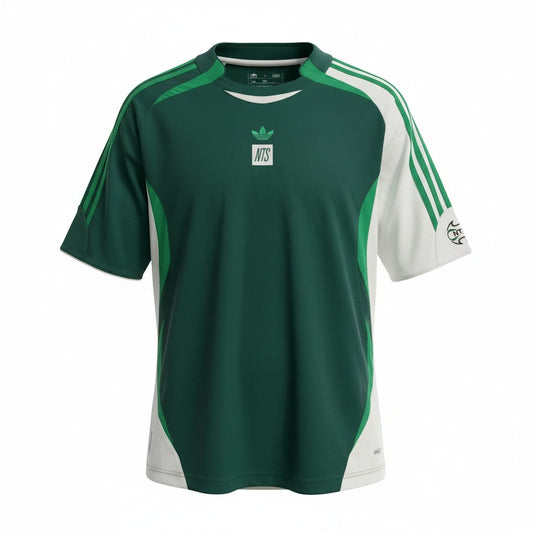 adidas x NTS Radio Jersey 2 Collegiate Green White - frente