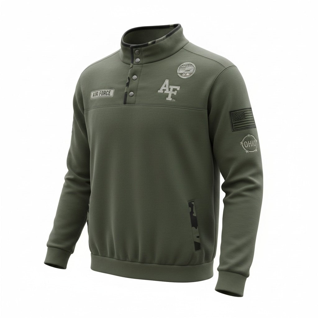 Chamarra Air Force Militar Verde - imagen 1