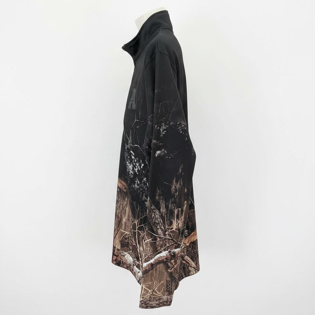 Chamarra Colosseum Creek Realtree Camo negra para hombre - vista lateral