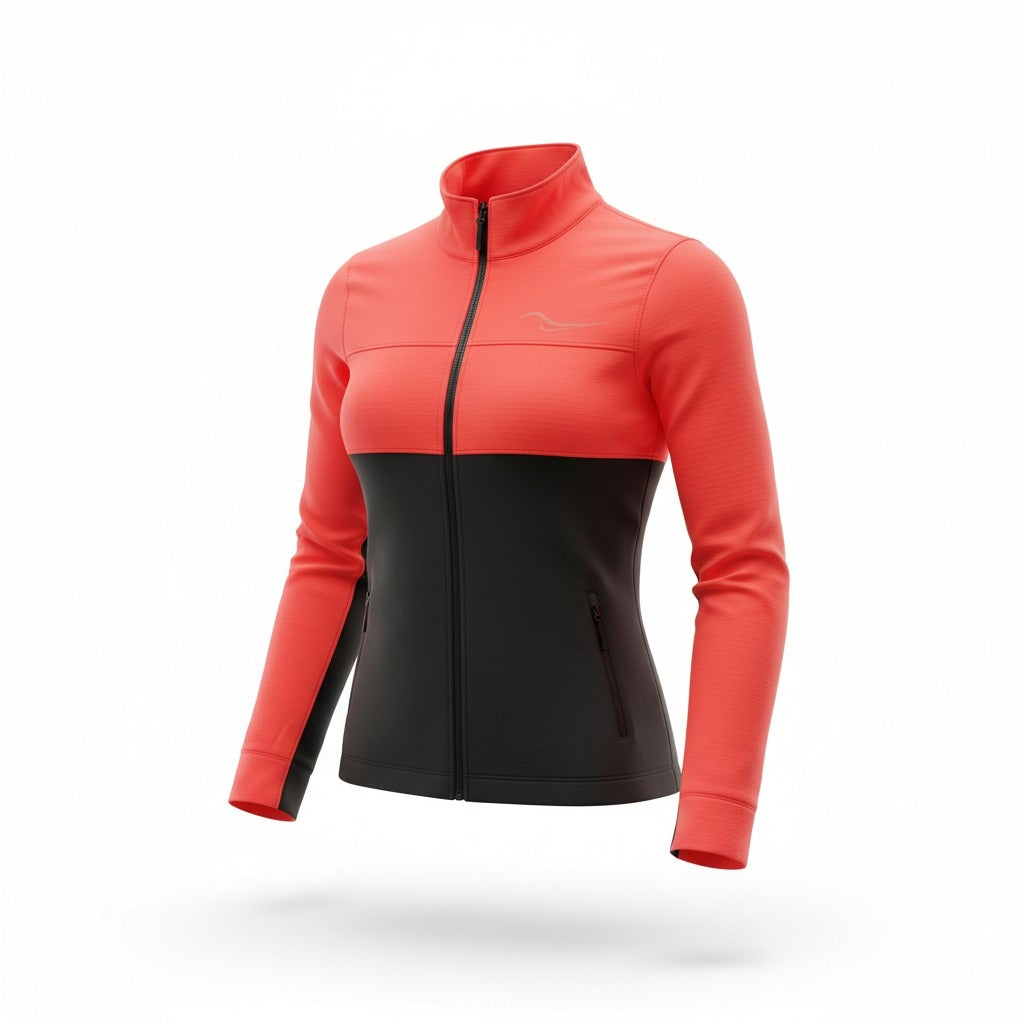 Chamarra Saucony Outdoor Naranja con Negro para Mujer - imagen 1
