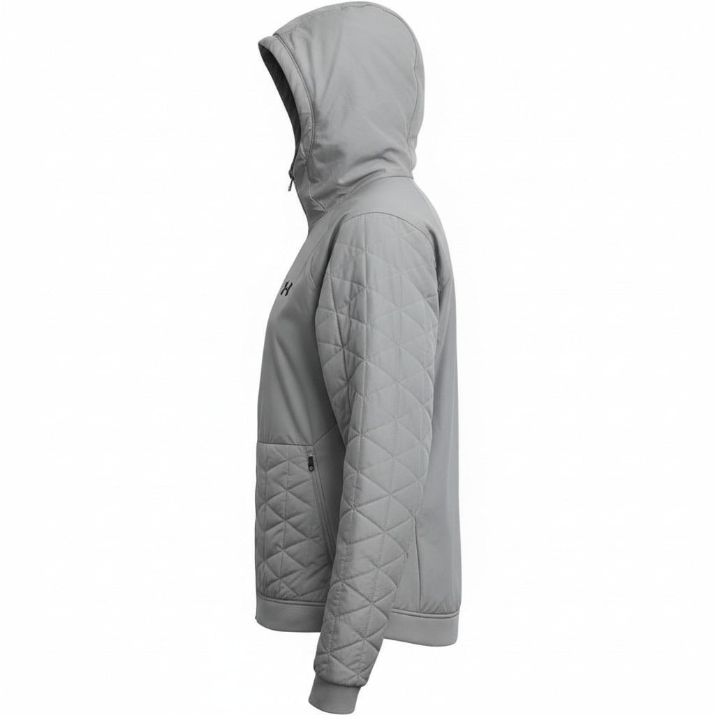 Chamarra Under Armour acolchada con capucha gris - vista 2