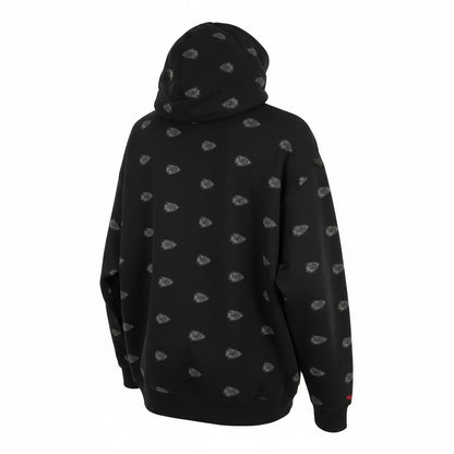 Sudadera Kansas City Negra con Interior Rojo - imagen 3