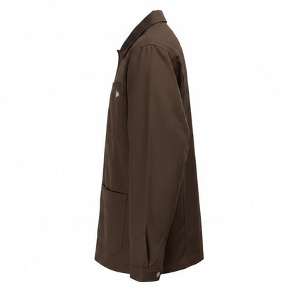 Chamarra New Era Basi Chocolate Work Jacket marrón para hombre - vista lateral