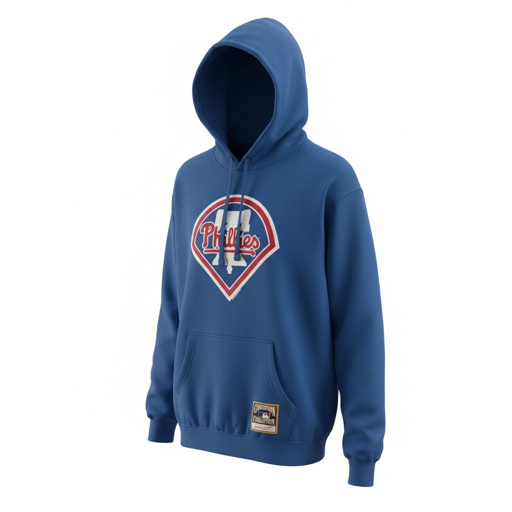 Sudadera Phillies de Béisbol Azul con Estampado - imagen 1