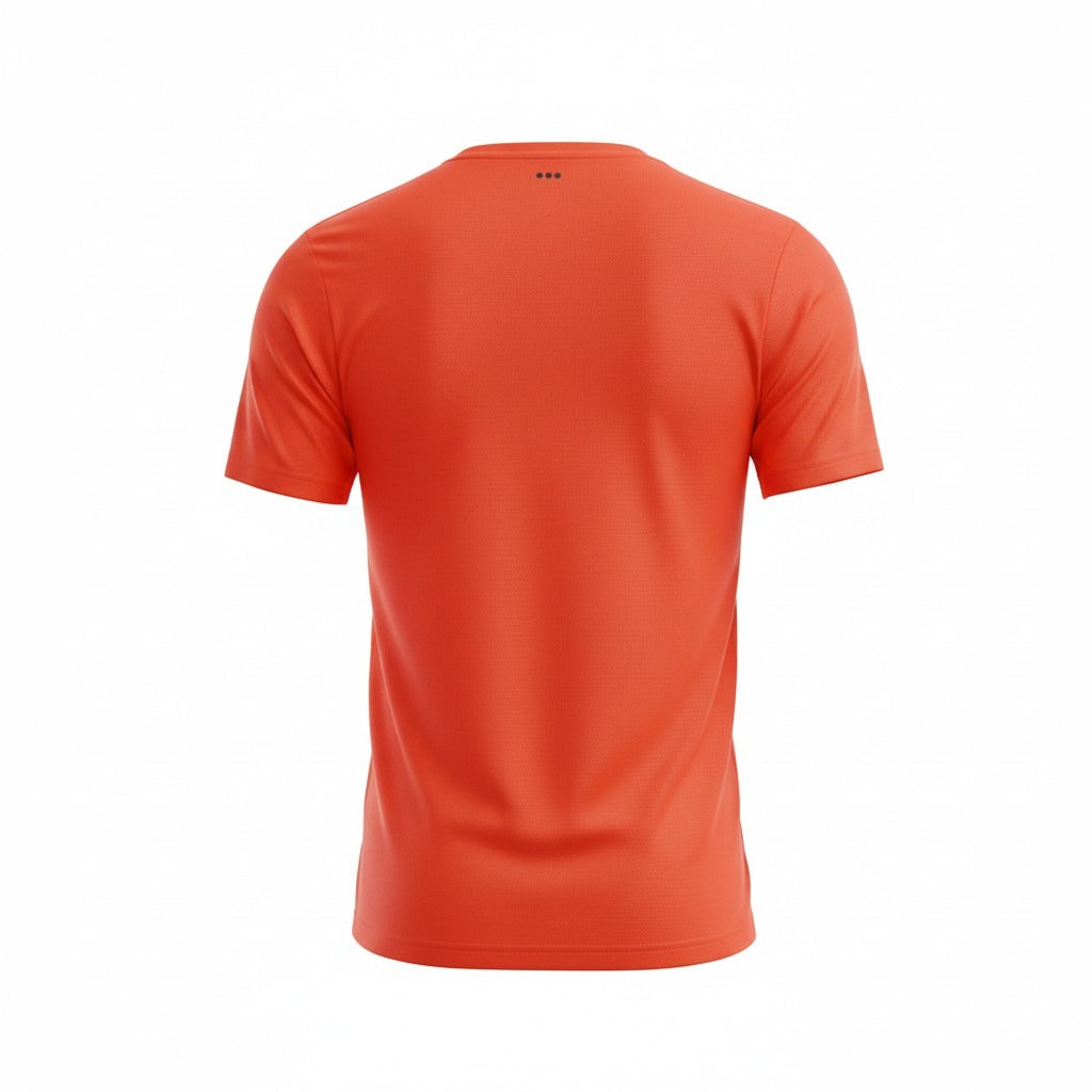Playera técnica running Saucony Stopwatch Short Sleeve naranja - vista 3