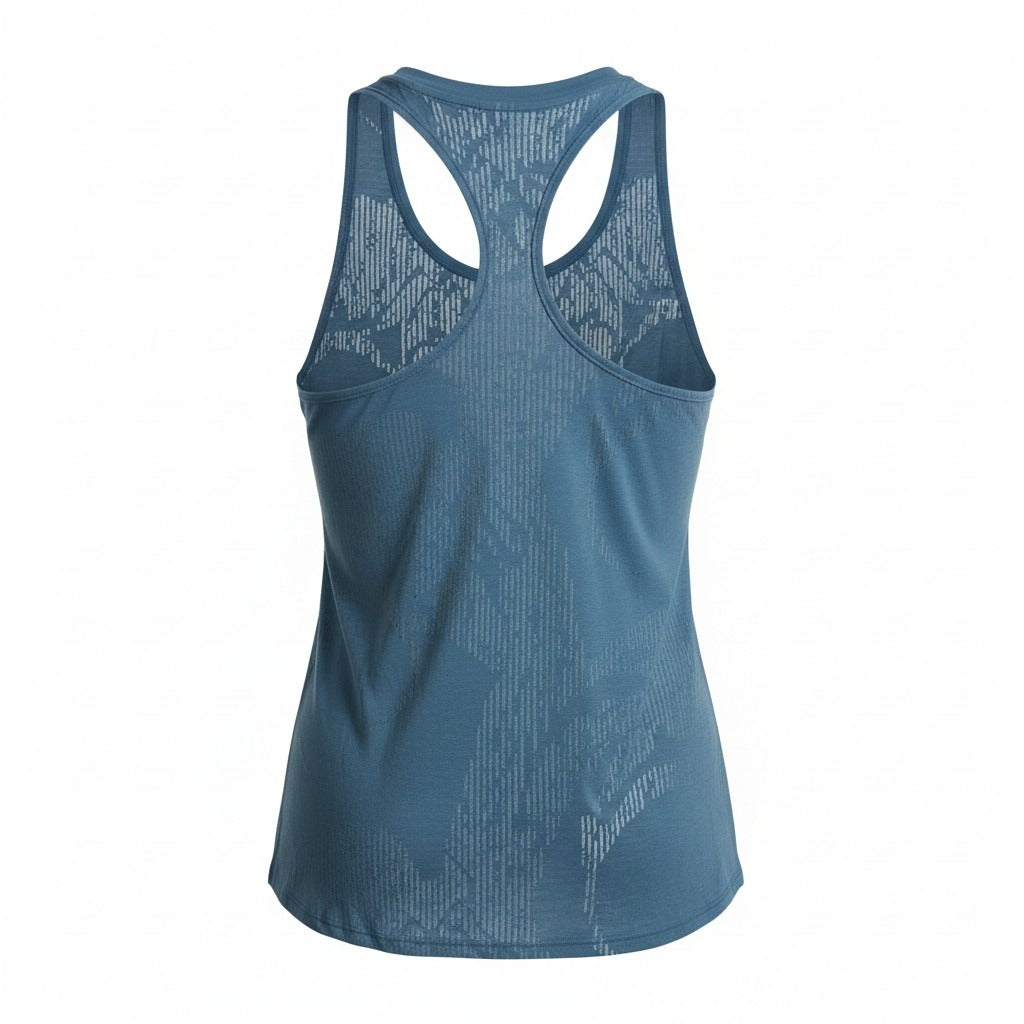 Playera Reebok Training Azul para Mujer - vista 3