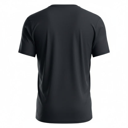 Playera deportiva Under Armour negra con logo minimalista - vista 2