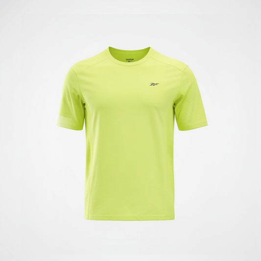 Playera Reebok Running Verde Lima - frente