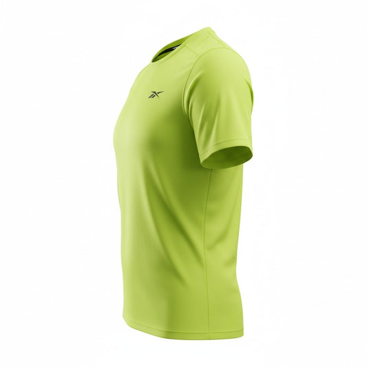 Playera Reebok Running Verde Lima - vista 2