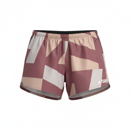 Short adidas Terrex Running Texturizado Vino para Mujer - imagen 1