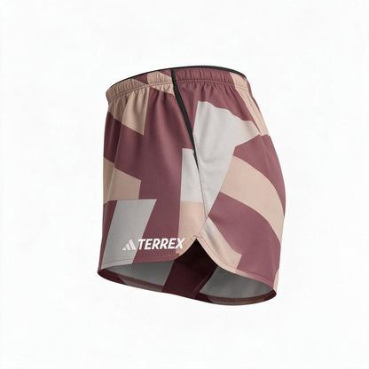 Short adidas Terrex Running Texturizado Vino para Mujer - imagen 2