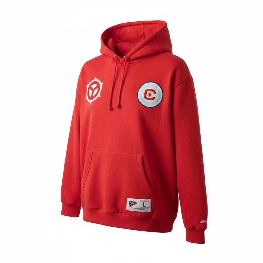 Sudadera Mitchell & Ness Chicago Fire Roja