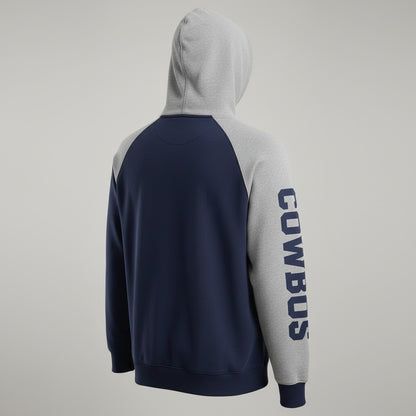 Sudadera Starter Dallas Cowboys Playoffs color block gris - vista 3
