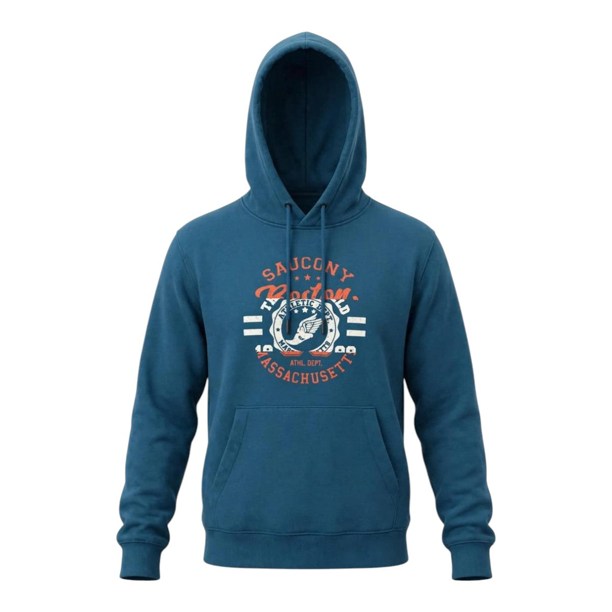 Sudadera Saucony Azul con Logo Frontal para Hombre