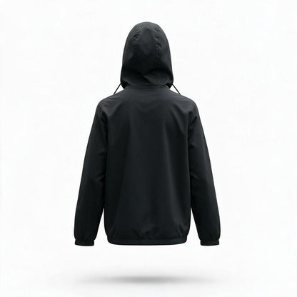 Sudadera Under Armour Negra para Lluvia con Franja Gris - imagen 3