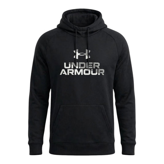 Sudadera Under Armour Negra con Logo Frontal para Hombre