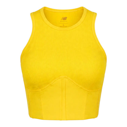 Top New Balance Training Amarillo para Mujer