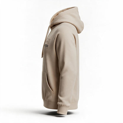 Sudadera Under Armour Beige con Estampado Frontal y Trasero - imagen 2