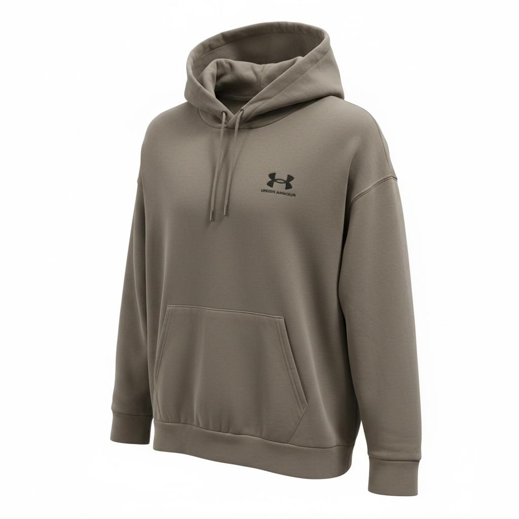 Sudadera Under Armour Essential Fleece Taupe